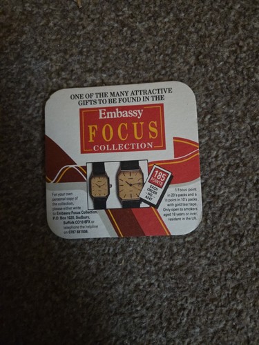 Embassy cigarettes focus bar - cigarettes,