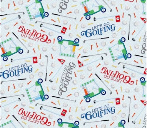 Cotton let golfing golf - let's,