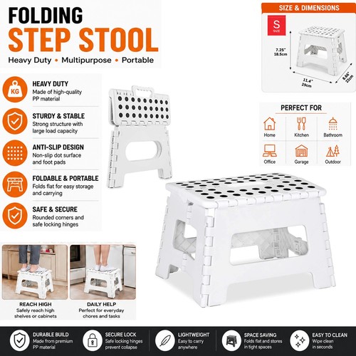 Folding step stool heavy duty - step,