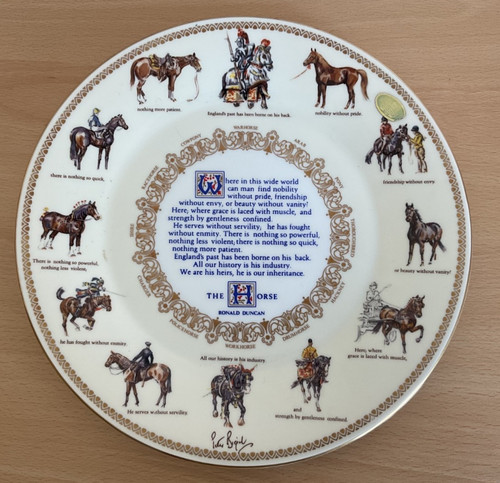 Vintage aynsley the horse fine - horse,