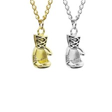 Silver Gold Boxing Glove