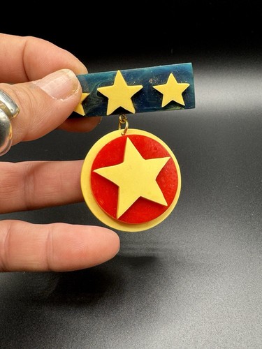 Bakelite artisan brooch g - artisan, by