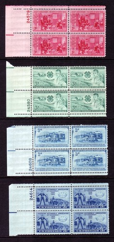 1952 commemorative plate block - 1952,