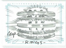 Stargate SG-1 Season 5 SketchaFEX Sketch Card John Czop Rings