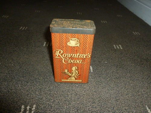 Vintage rowntree cocoa tin - cocoa,