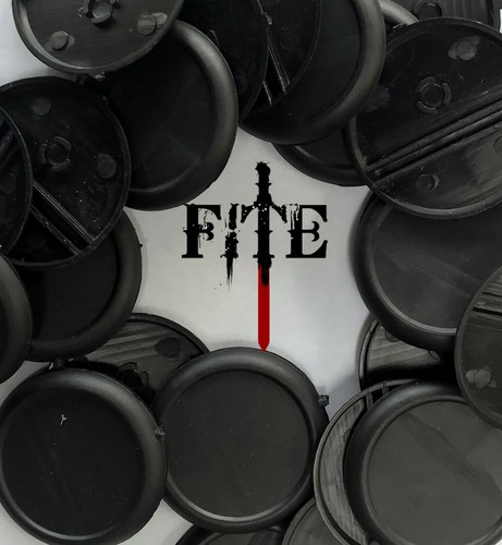 40mm round plastic bases with