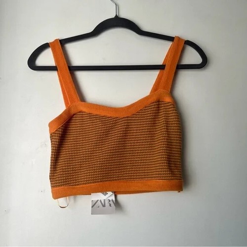 Zara orange brown - brown, crop
