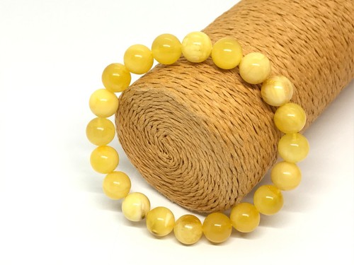 Amber bracelet gift - gift, round