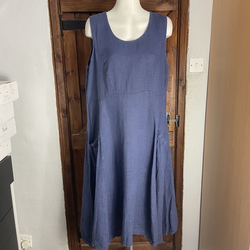 Woolovers blue 100 linen - 100%,