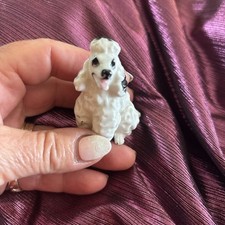 Bone China Poodle Figurine