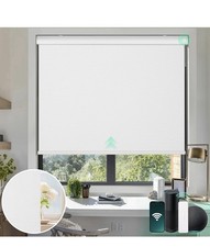 Motorized Roller Blinds, White