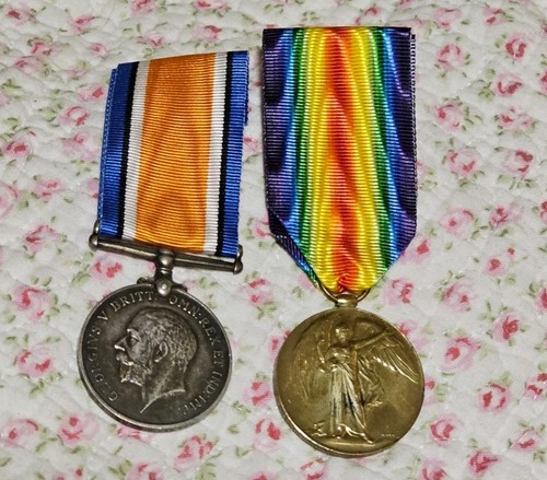 Ww1 medal pair - medal, pair,