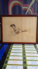 vintage framed signed Bessie