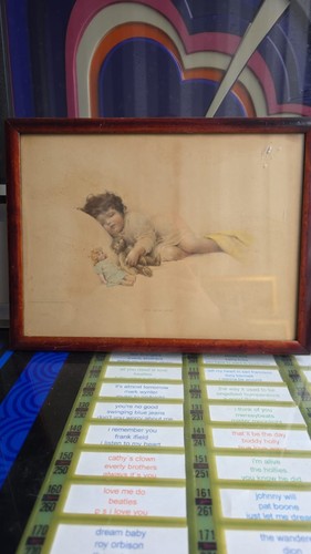 Vintage framed signed - vintage,