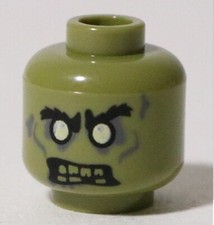 LEGO Zombie Minifigure Head