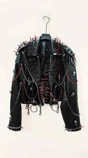 Vintage Leather Jacket Gothic