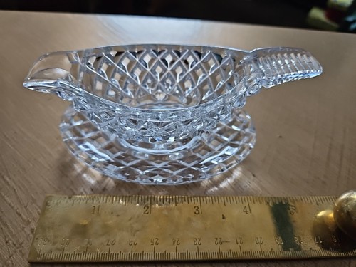 Vintage pressed glass old cube - glass,