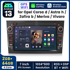 For Vauxhall/Opel Astra Corsa Carplay Car Radio Stereo GPS NAVI Android 13 2+64G