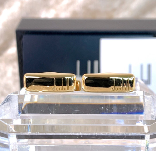 Dunhill cufflinks gold finish - cufflinks,