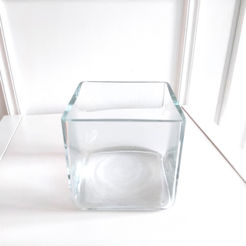 Square glass hydroponic - square,