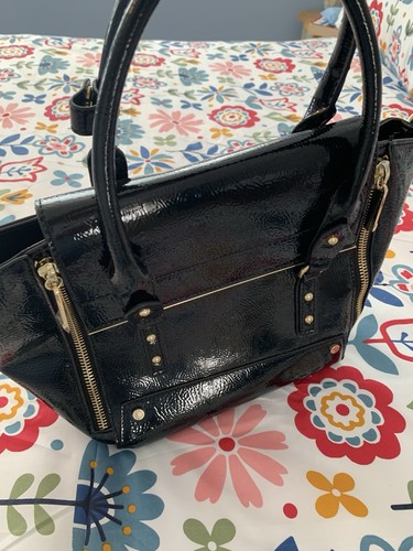 Faith black patent faux - black,