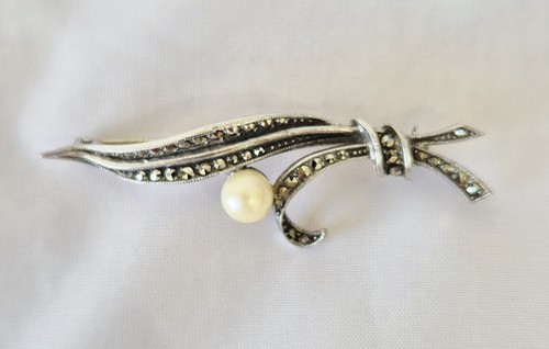 1940s silver marcasite - 1940s,