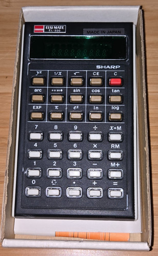 Sharp elsi mate - el-500, vintage