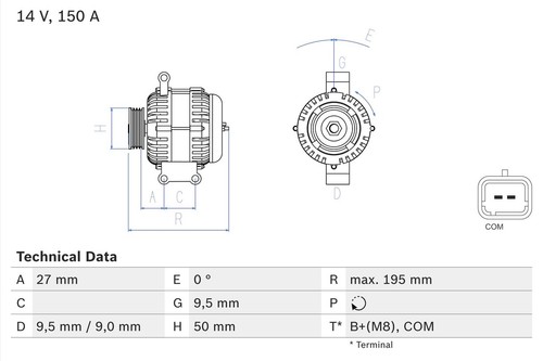 Bosch generator for - for, r57