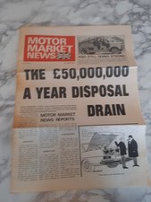Motor Market Newspaper 1972