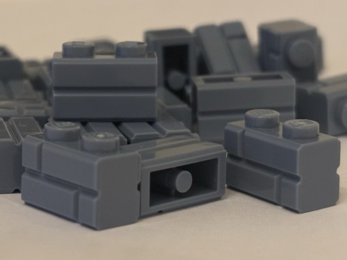 Lego 100 1x2 dark bluish - lego®,