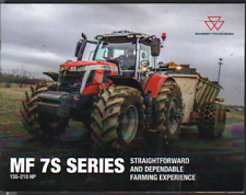 Massey Ferguson "7S SERIES" 155-210hp Tractor Brochure Leaflet