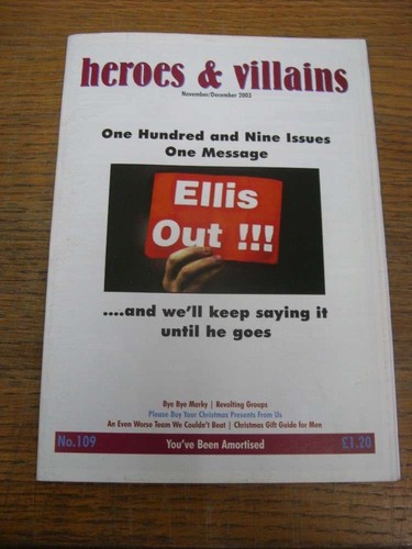 Nov 2003 fanzine aston - nov-2003, fanzine: