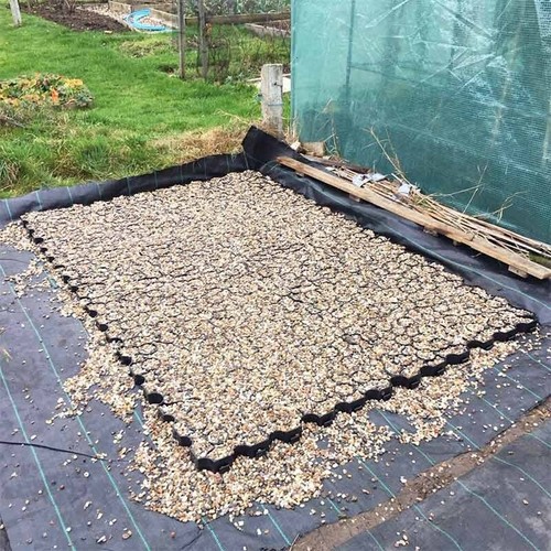 Garden shed base grid full - shed,