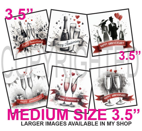 Medium card toppers 5 - card, 3.5"