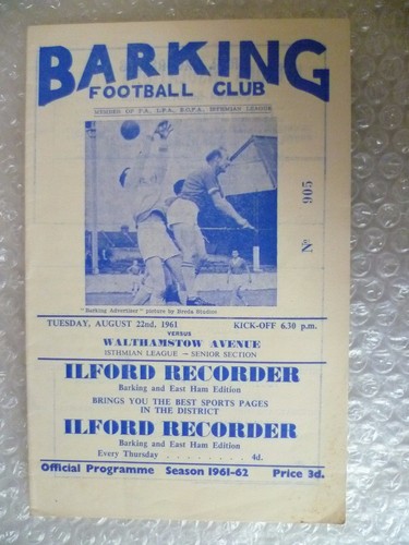 1961 barking walthamstow - 1961, v