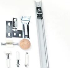 BIFOLD DOOR TOP TRACK (832mm) for 7/8" WIDE TOP ROLLERS+fittings kit - NO hinges