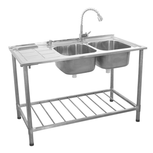 Catering sink double - sink, bowl