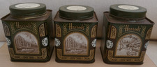 3 1960s Harrods Tea Tins
