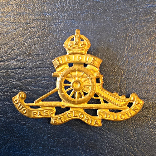 Royal artillery brass - brass, cap