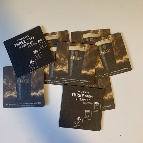 Guinness beer mats there are - guinness,