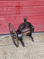 Vintage leather mangle - vintage,