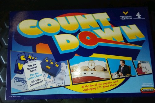 Countdown board game - board, –
