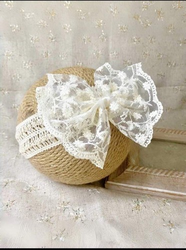 Baby lace elastic headband - baby,