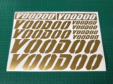 VOODOO Cycling Decals Printed