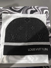 Louis Vuitton Lv Black Men’s Beanie Hat Lv Hat Free Delivery