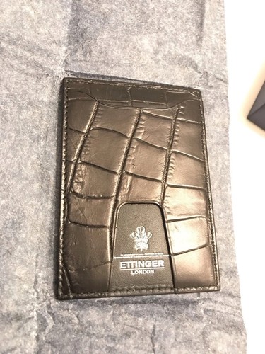 Ettinger black embossed - black,