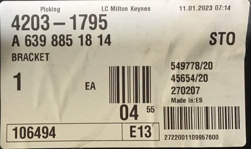 Mercedes benz bumper trim - benz, w639
