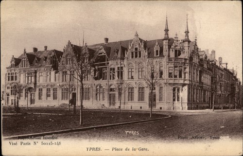 Ypres place gare - place,
