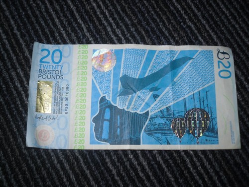 1st bristol pound bank - £20,