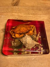 Vintage Retro Crab Lucite